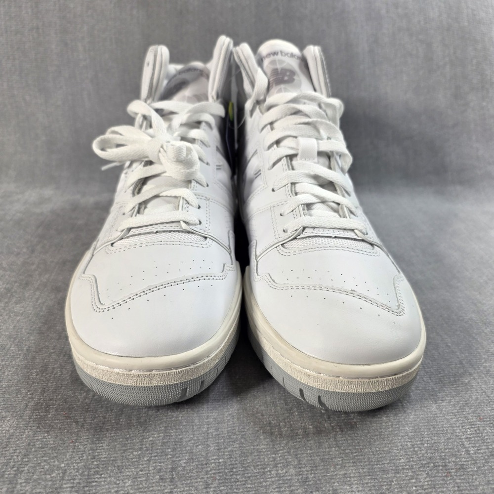 New Balance 650R‎ Triple White Men's Size 10.5 High Top Sneakers Basketball NEW - Picture 4 of 8
